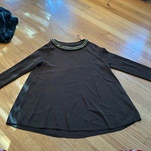 Zara olive green knit